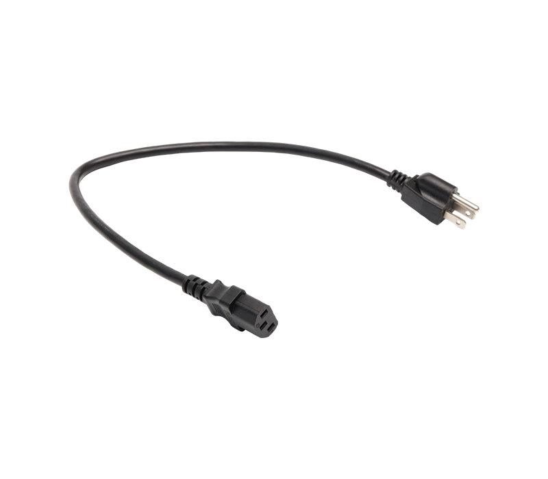 JT-3/FY-3+JT-ST3 15A 125V Dreipoliger US-Standardstecker mit IEC C13-Anschluss