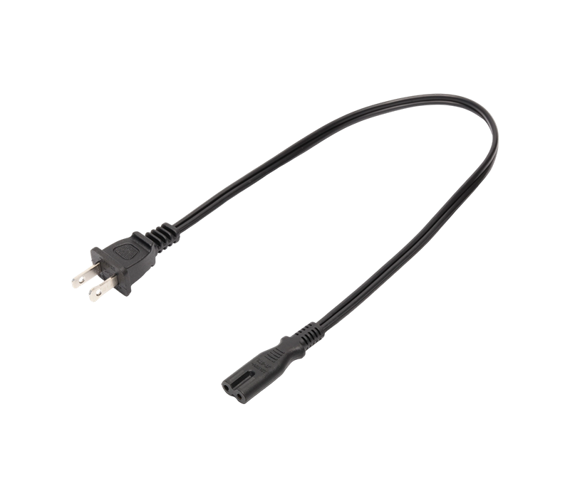 JT-2+ST2/FY-ST2 10A 125V Zweipoliger amerikanischer Standardstecker mit IEC-Stecker C7