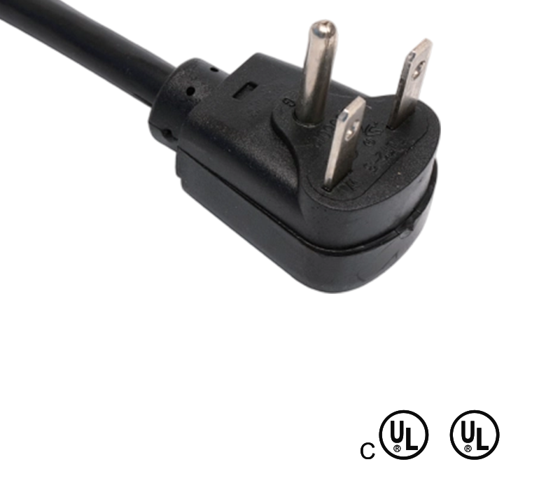 JT2-3 15 A 125 V amerikanischer Standard-Winkelstecker mit drei Pins