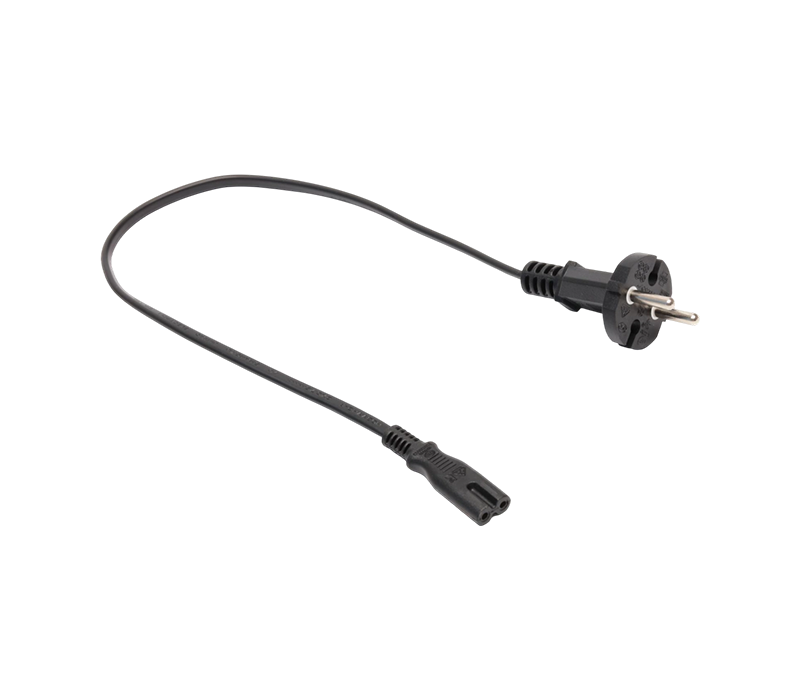 JT002/B/FY002+ST2/FY-ST2 16A 250V Zweipoliger europäischer Standard-Werkzeugstecker mit IEC-C7-Stecker