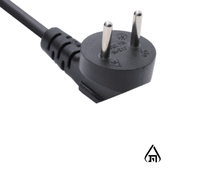 JY2-16 16A 250V zweipoliger israelischer 90-Grad-Winkelstecker