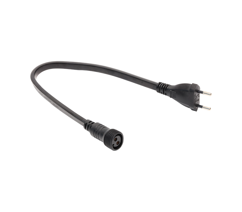 R2-10 10A 250V zweipoliger Schweizer Stecker mit wasserdichter Anschlussbuchse