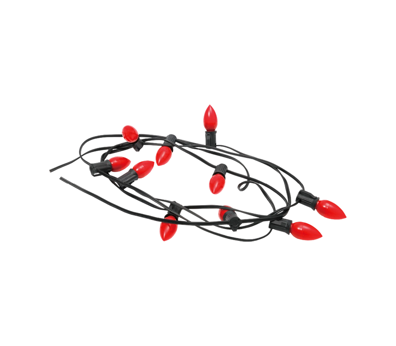 Wasserdichte LED-Weihnachtslichterkette für den Außenbereich, 24 V, 15 m, 25 Glühbirnen, Bluetooth, Farbwechsel-App